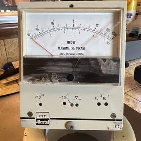 1-mbar Alcatel /adixen Pa-111 Vacuum Manometer Parani Pa111 Cit/alcated 100 Pascals 0.75 Torr