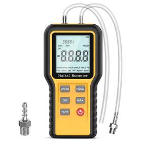 E2-qx1201 Aoputtriver Dual-port Hvac Manometer Professional Air Pressure Meter 12 Selectable Units