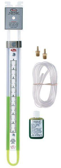 1223-20-d Dwyer U-tube Manometer 10-0-10 Inch W.c. Using Red Gauge Fluid 1223-20-d Dwyer U-tube Manometer 10-0-10 Inch W.c. Using Red Gauge Fluid
