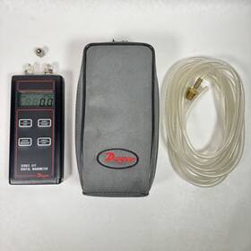 Dwyer 477-8-fm Digital Manometer 150 Psi Pressure Meter With Case And Tubing