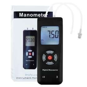 Gain Express 689792205727 Digital Manometer Dual-port Hvac Gas Air Pressure Meter Gauge Differential Press Gain Express 689792205727 Digital Manometer Dual-port Hvac Gas Air Pressure Meter Gauge Differential Press