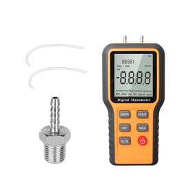 Jr-mg095 Jrangelp Digital Manometer Professional Air Pressure Meter Dual-port 12 Sel