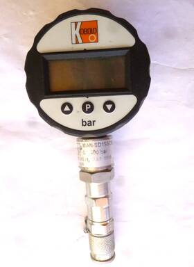 Man-sd1s5c50 Kobold Digital Manometer With Lcd Display 0-400 Bar For Repair Man-sd1s5c50 Kobold Digital Manometer With Lcd Display 0-400 Bar For Repair