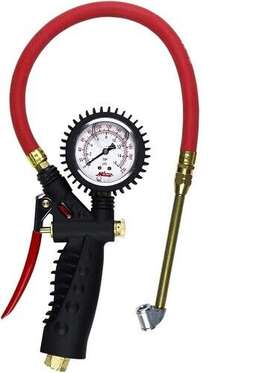 S-576a Milton Industries Analog Inflator Gauge With Dual Head Chuck - 1ea S-576a Milton Industries Analog Inflator Gauge With Dual Head Chuck - 1ea