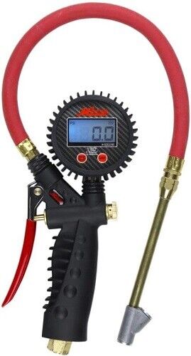 S-577d Milton Industries Digital Inflator Gauge With Straight Foot Head Chuck - 1ea