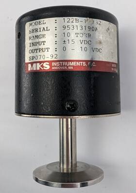 122b-11732 Mks 11732 Sp070-92 Instruments 122b Baratron Pressure Transducer Model To 10 Torr