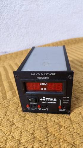 943-a-120v60-mb-pc Mks Instruments 943 Cold Cathode Vacuum Gauge Mbar Pressure Readout 943-a-120v60-mb-pc Mks Instruments 943 Cold Cathode Vacuum Gauge Mbar Pressure Readout