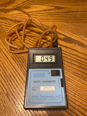 Ma2-06p Modus Digital Manometer - 500.0 Pascal Ma2-06p Modus Digital Manometer - 500.0 Pascal