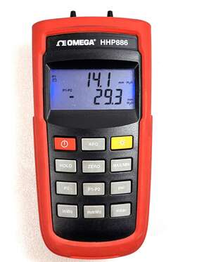 Hhp886 Omega Model Manometer With Datalogging Excellent Hhp886 Omega Model Manometer With Datalogging Excellent