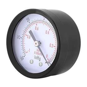 Oumefar 475896816073 030inhg 01bar 50mm Mini Dial Air Vacuum Pressure Gauge Meter Manometer 1/4 Inch