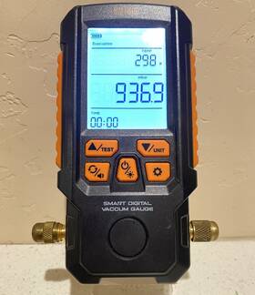 Vacuumgauge01 Ralbil Digital Vacuum Gauge Hvac 0.2% Accuracy And 0-2000mbar 7/16 Inch -20 Unf 1/4 Sae H Vacuumgauge01 Ralbil Digital Vacuum Gauge Hvac 0.2% Accuracy And 0-2000mbar 7/16 Inch -20 Unf 1/4 Sae H