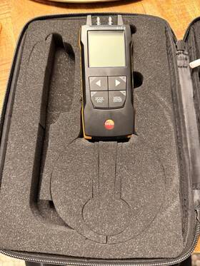 512-2 Testo Manometer For Differential Pressure Gas Flow And Measurement