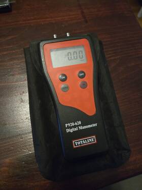P920-620 Totaline Digital Manometer Used Inh20 Furnace High Efficiency P920-620 Totaline Digital Manometer Used Inh20 Furnace High Efficiency