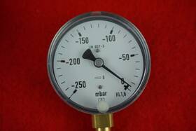 Wakai 837-3 Wika Ki.1 6 Manometer En En837-3 0-250 Mbar Kl 1.6 New