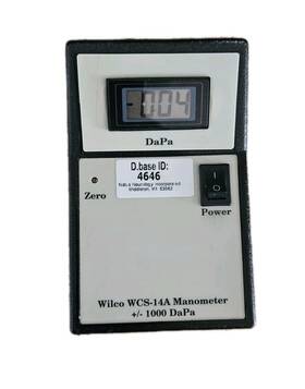 Wilco Wcs-14a Manometer /- 1000 Dapa