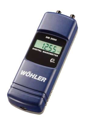 Dm2000 Wohler 7006 Digital Manometer Differential Pressure Or - 800.00 Inch