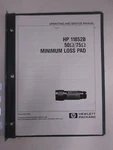 Hp 11852A Minimum Loss Pad, Operating And Service Manual, Used. Fixed Price $25.00.