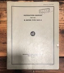 Boonton Radio Q Meter Type 260-A Owners / User Manual *original*. Fixed Price $24.97.