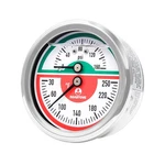 Roastove Tridicator, Thermo-manometer, 2-1/2", Silicone Oil Filled, 0-160PSI/.... Fixed Price $20.53.