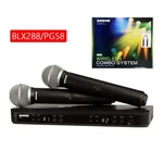 New Shure BLX288/PG58 With Microphone Handheld Wireless System Come. Fixed Price $140.00.