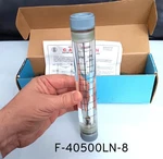 Mechanical Plumbing Flow Meter F-40500LN-8 Blue White Brand F-400N .5-5 Gpm Acry. Fixed Price $95.00.