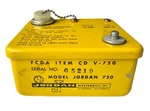 Mid Century Jordan Electronics Cd V-750 Model 2 Civil Defense Dosimeter Charger. Fixed Price $45.00.