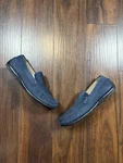 Ecco Men's Melbourne Blue Leather Penny Loafers Driver Shoes, Size 9.5M. Fixed Price $49.99.