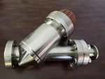 Huntington Labs MS-150 Vacuum Valve Stainless Flange Inline Assembly Usa. Fixed Price $145.00.