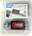 Gpi Aluminum In-line Turbine Fuel Flowmeter With Digital Lcd 01A31GM See Desc C2. Fixed Price $99.99.