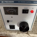 New Pristine Never Used Bk Precision Variable Power Supply 1653A Variac. Fixed Price $656.56.