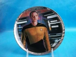 Star Trek R. J. Ernst Collector Plate Lt Commander Data Coa #2510 Silver Lined. Fixed Price $31.95.