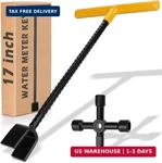 Winisok 17 Inch Water Meter With 4 Way Multi-functional Utilities Key, Enfor. Fixed Price $23.98.