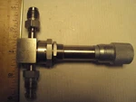 Swagelok Nupro Metering Valve Bellows Sealed SS-4BMW-580, 1/4 Male Vcr Unused. Fixed Price $150.00.