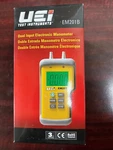 Uei Test Instruments EM201B Dual Input Differential Manometer. Fixed Price $235.00.
