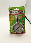 Slime Brass Tire Gauge Dial W/pressure Release Valve 5-60 Psi New. Fixed Price $8.99.