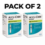 Accu-chek Instant Test Strips 50X2 (100 Total) Exp 06/23/2027 Glucose Meter. Fixed Price $47.50.
