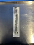 King Instrument Acrylic Flowmeter W/ Valve Liquid Scale Sp.gr 1.0 0-20 Gpm. Fixed Price $90.00.