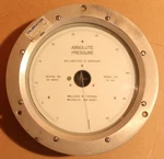 Wallace & Tiernan Absolute Pressure Indicator, Fa 160, 0-50MM. Fixed Price $225.00.