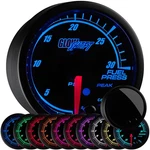 Glowshift 30 Psi Diesel Fuel Pressure Gauge Kit W/ Sensor, Elite 10 Color 52MM. Fixed Price $119.99.