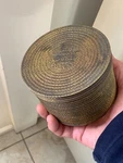 Wards Adonis Collar Antique Brass Victorian Men's Box. Fixed Price $89.00.