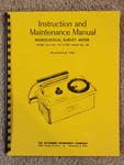 Victoreen 6B Radiological Survey Meter Instruction Manual. Fixed Price $13.99.