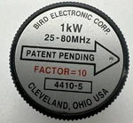 Bird 4410-5 1KW 25-80MHZ Vhf Element Slug For 4410A Wattmeter. Fixed Price $125.00.