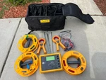 Fluke 1623-2 Geo Earth Ground Resistance Tester Complete Kit. Fixed Price $2469.00.