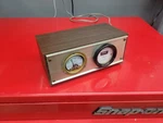 Vintage Standco Frequency & 120 Vac Analog Voltmeter Wood Cabinet Test. Fixed Price $50.00.