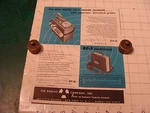 Original Vintage 1955 Geiger Counter Ad Sheet: Detectron DG-2, DG-7 & DG-5. Fixed Price $35.63.