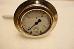 Tecsis Manometer Pressure Gauge. 0-15 Bar. Panel Mount, Nearly Perfect.. Fixed Price $39.00.