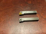 (2) 3/8 Carboloy SCLRC-6-2 ,stgcr- Indexable Lathe Tool Holders. Fixed Price $60.00.