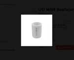 Uei WN8 Replacement Water Trap Filter. Fixed Price $15.00.