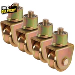 4 Pcs Sliding Gate Wheels 2.5 Groove Caster With 360-DEGREE Rotational Stem.... Fixed Price $68.26.