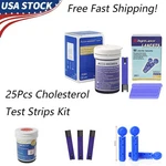 25PCS Cholesterol Test Strips Kit Fit For Accu-answer 4-IN-1 Meter. Fixed Price $40.99.